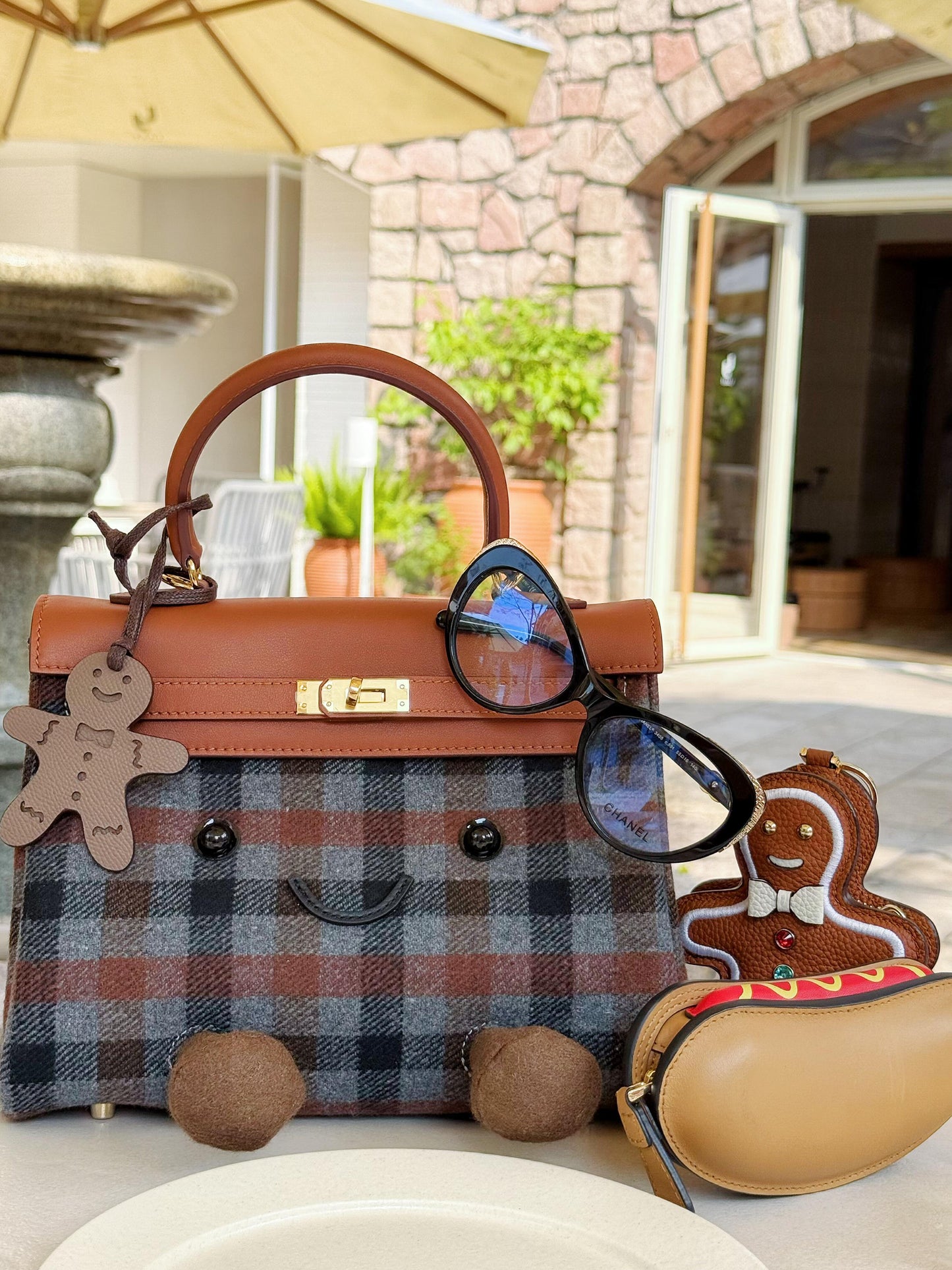 Classic Slate Fluff Clarette Bag