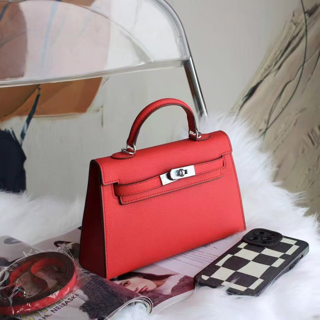FORPEXIAL Women Mini Leather Satchel Bags Shoulder Purses Top Handle Handbags Ladies Designer Purses