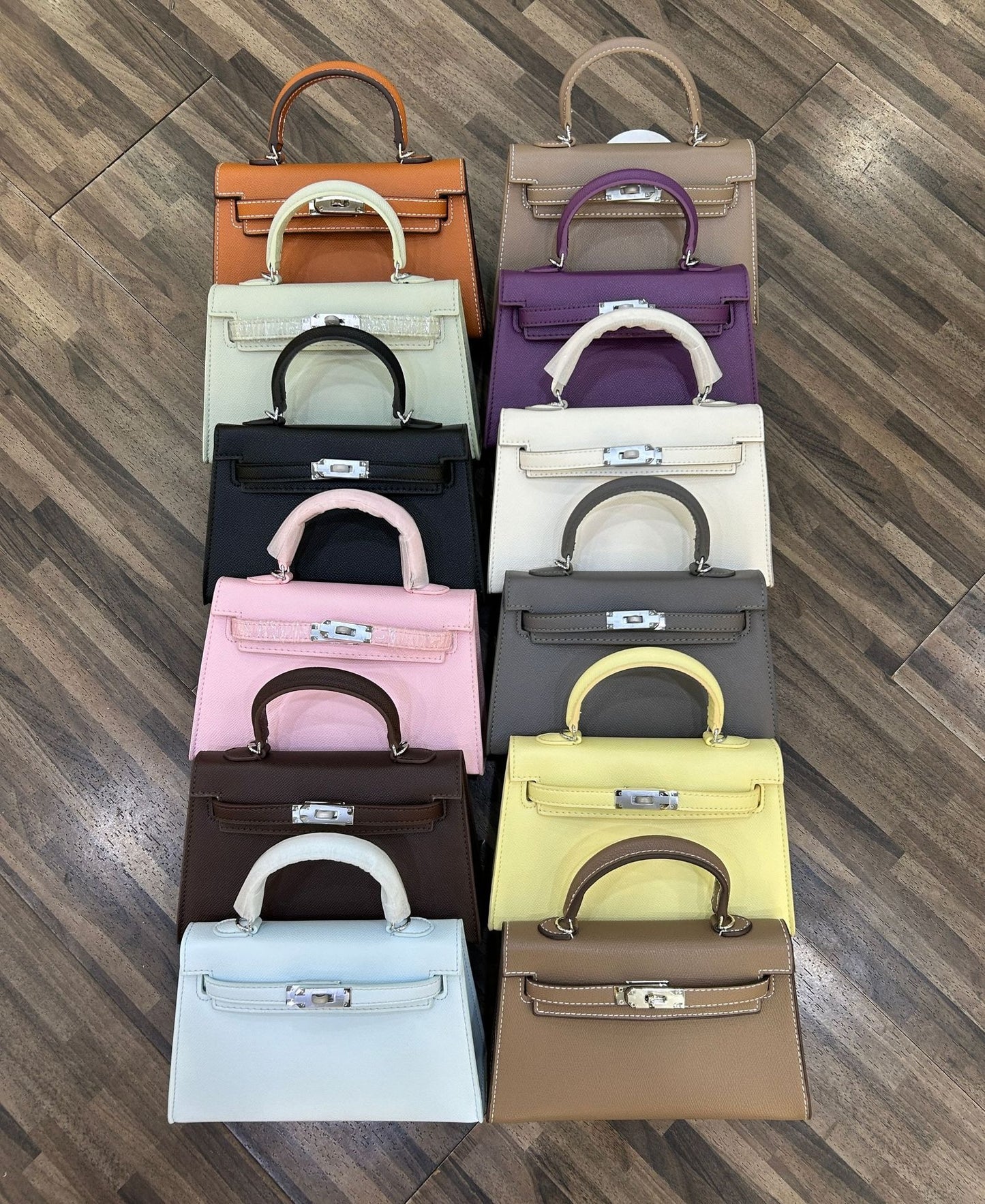 FORPEXIAL Women Mini Leather Satchel Bags Shoulder Purses Top Handle Handbags Ladies Designer Purses