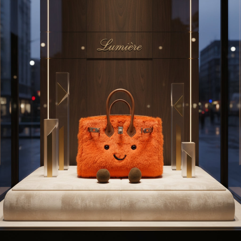 Classic Orange Handbag