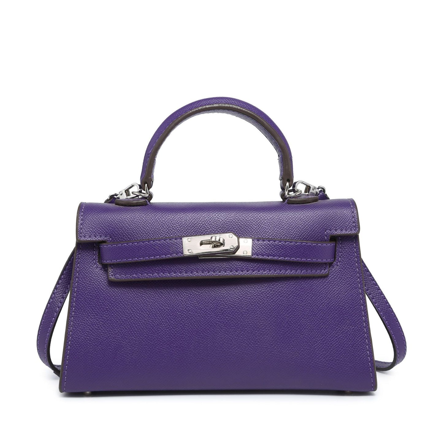 FORPEXIAL Women Mini Leather Satchel Bags Shoulder Purses Top Handle Handbags Ladies Designer Purses