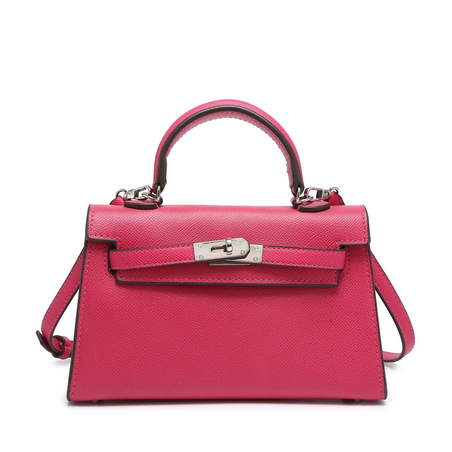 FORPEXIAL Women Mini Leather Satchel Bags Shoulder Purses Top Handle Handbags Ladies Designer Purses