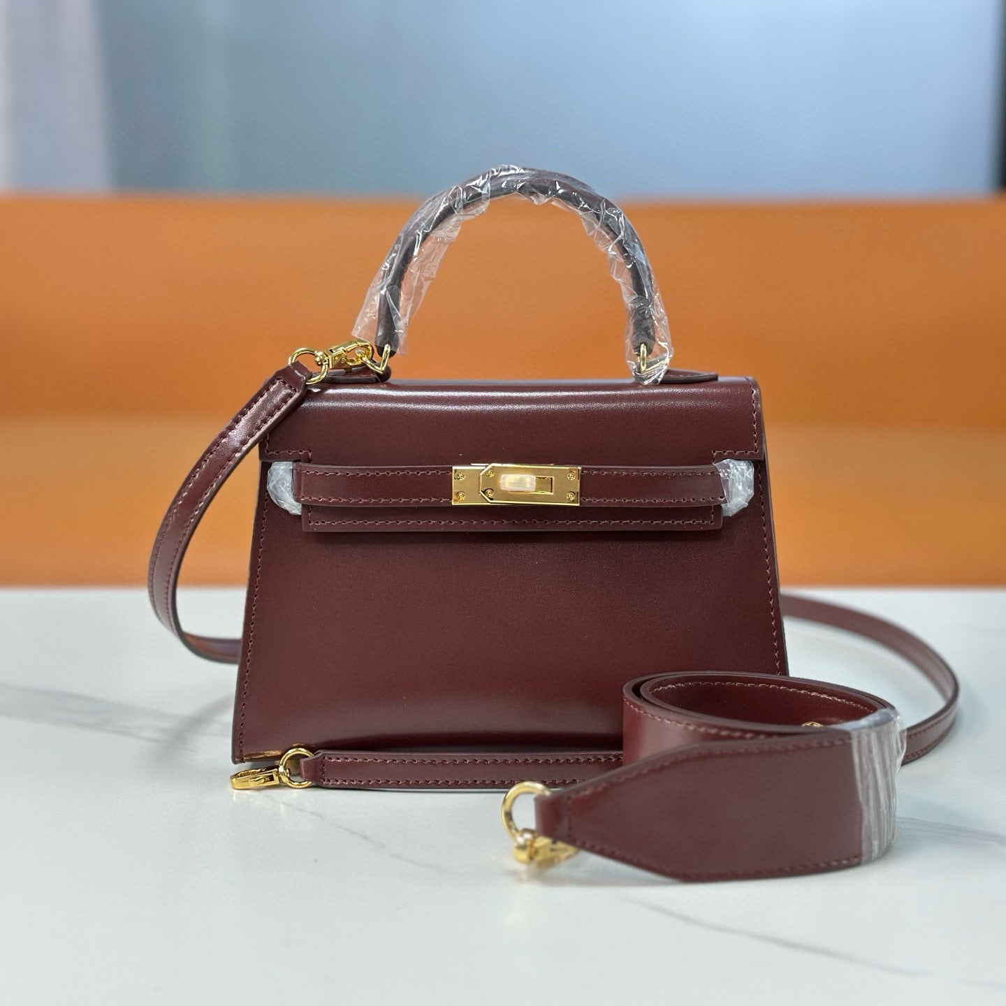 Bag Kelly Bordeaux 19/22/25cm