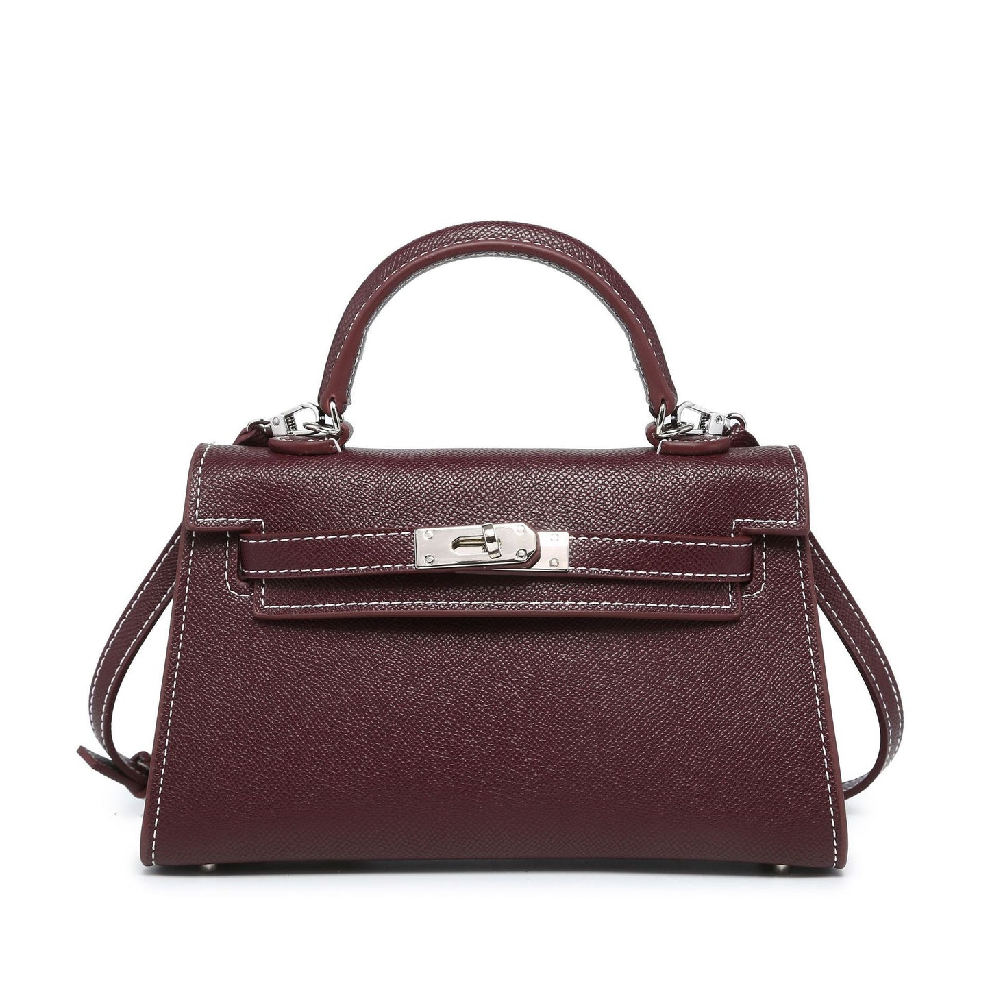 FORPEXIAL Women Mini Leather Satchel Bags Shoulder Purses Top Handle Handbags Ladies Designer Purses