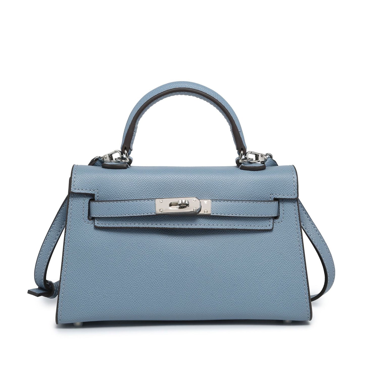 FORPEXIAL Women Mini Leather Satchel Bags Shoulder Purses Top Handle Handbags Ladies Designer Purses