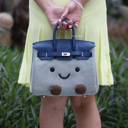 Classic Denim Blue Fluff BK Bag