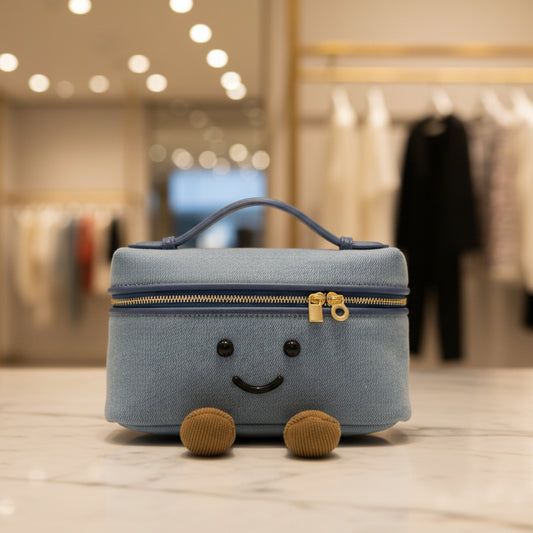 The "Jellykin" Sun-Washed Denim Vanity Crossbody
