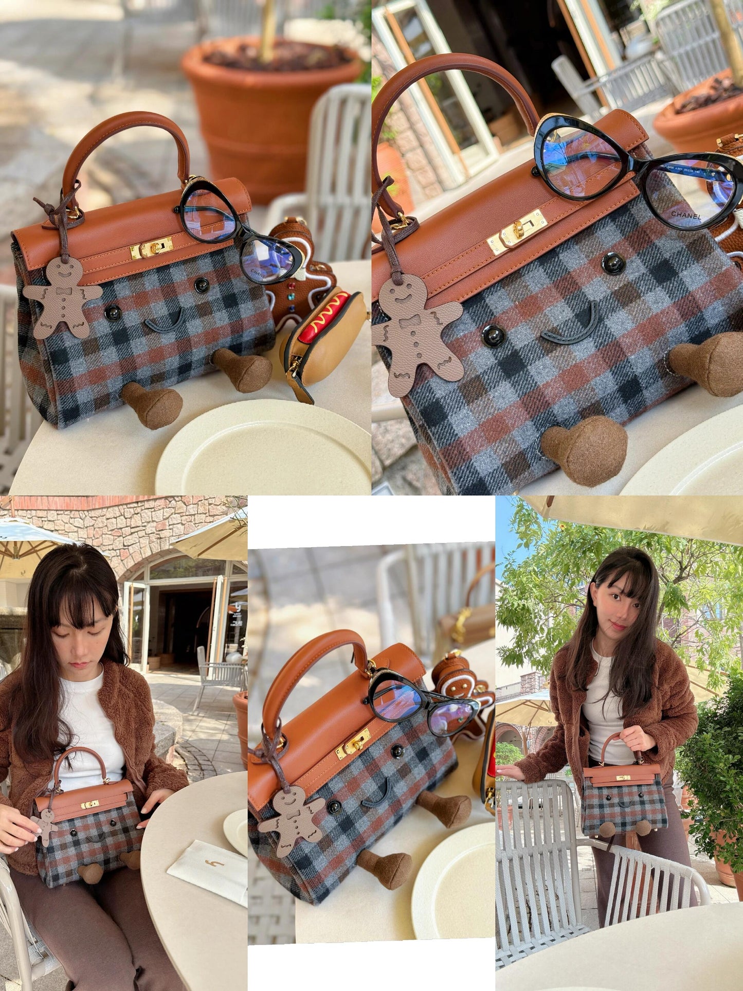 Classic Slate Fluff Clarette Bag