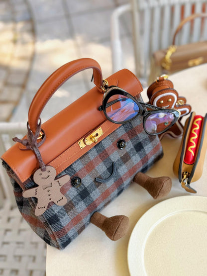 Classic Slate Fluff Clarette Bag