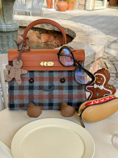 Classic Slate Fluff Clarette Bag