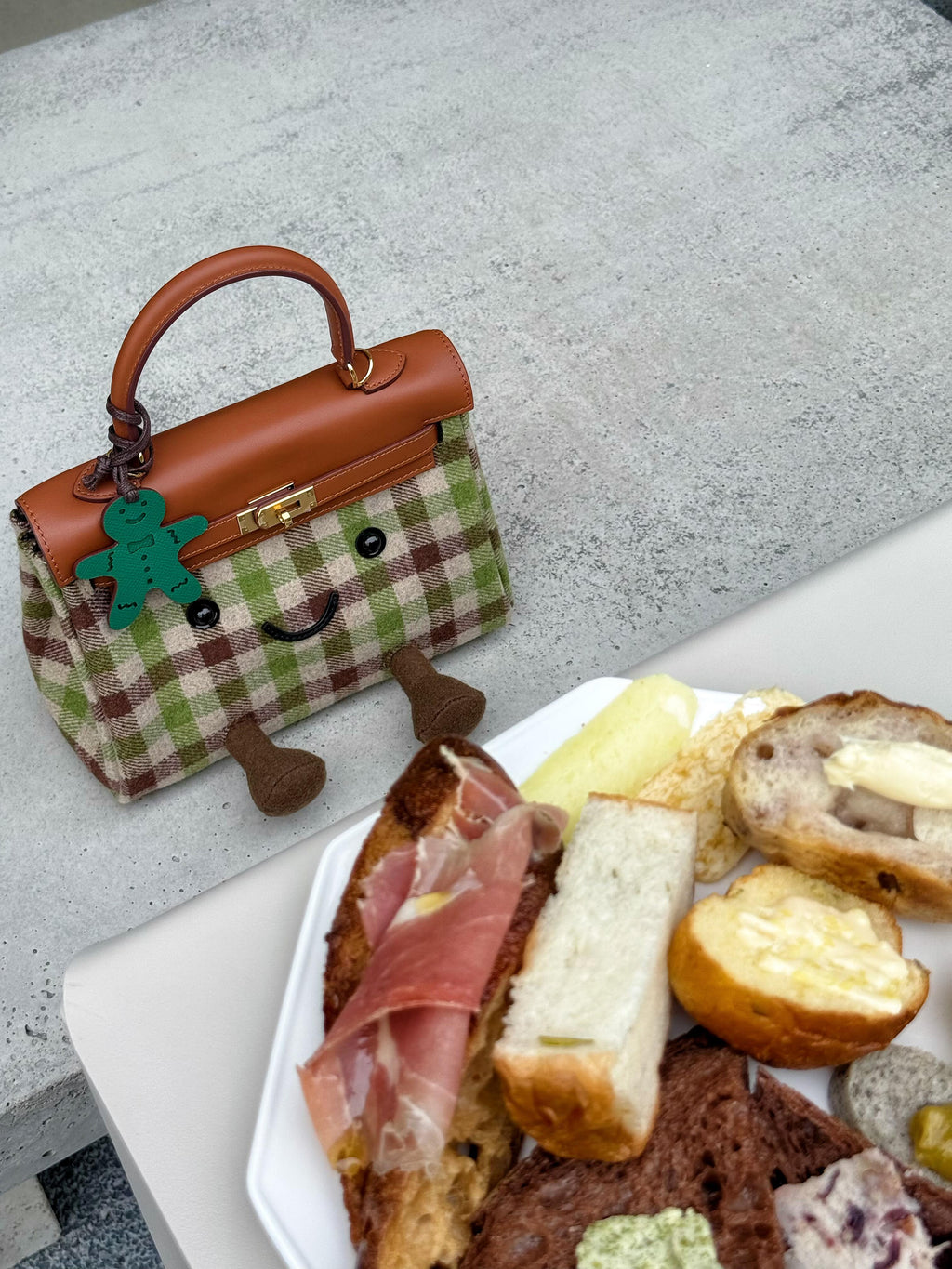 Classic Olive Grove Fluff Clarette Bag