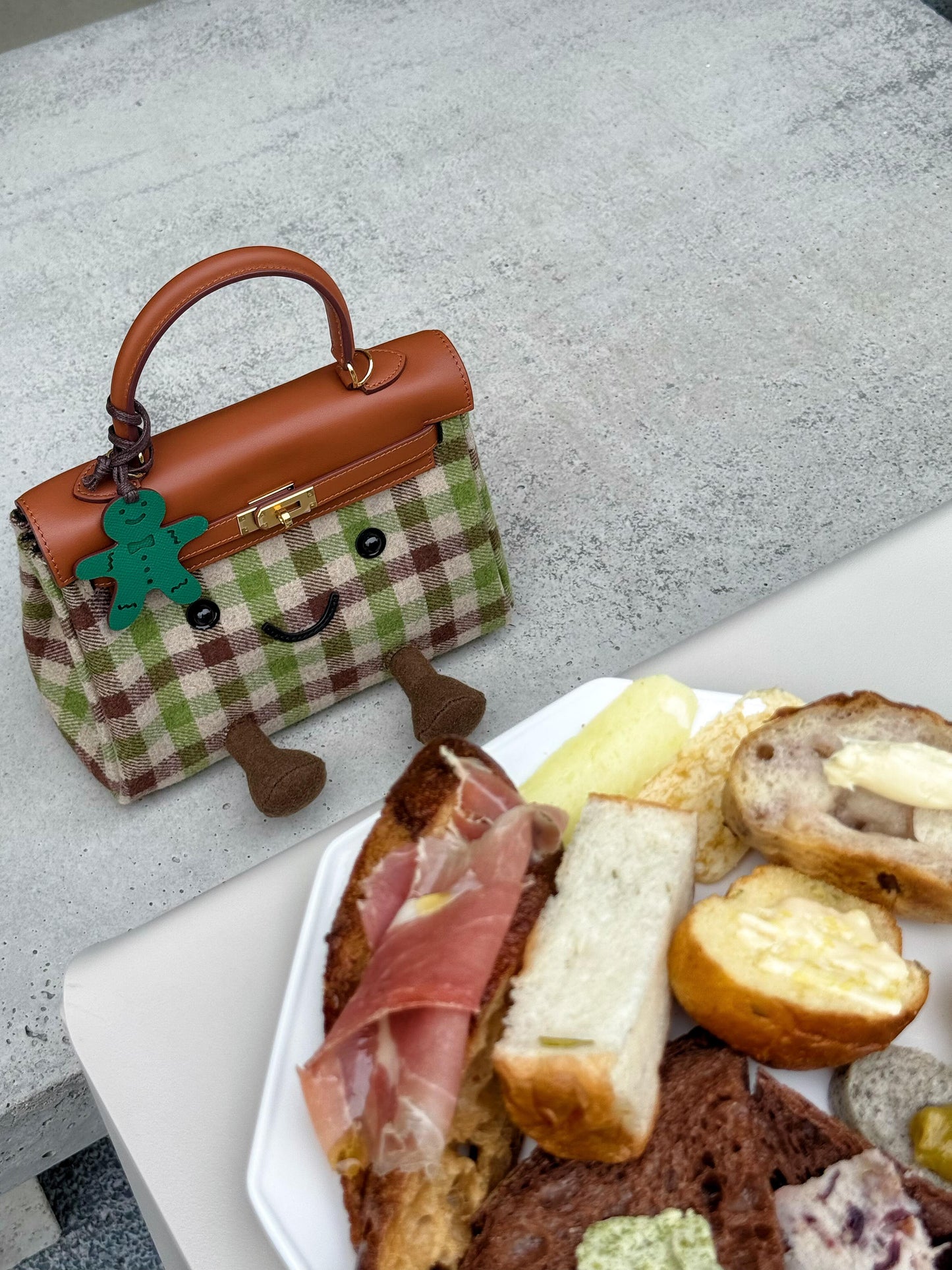 Classic Olive Grove Fluff Clarette Bag