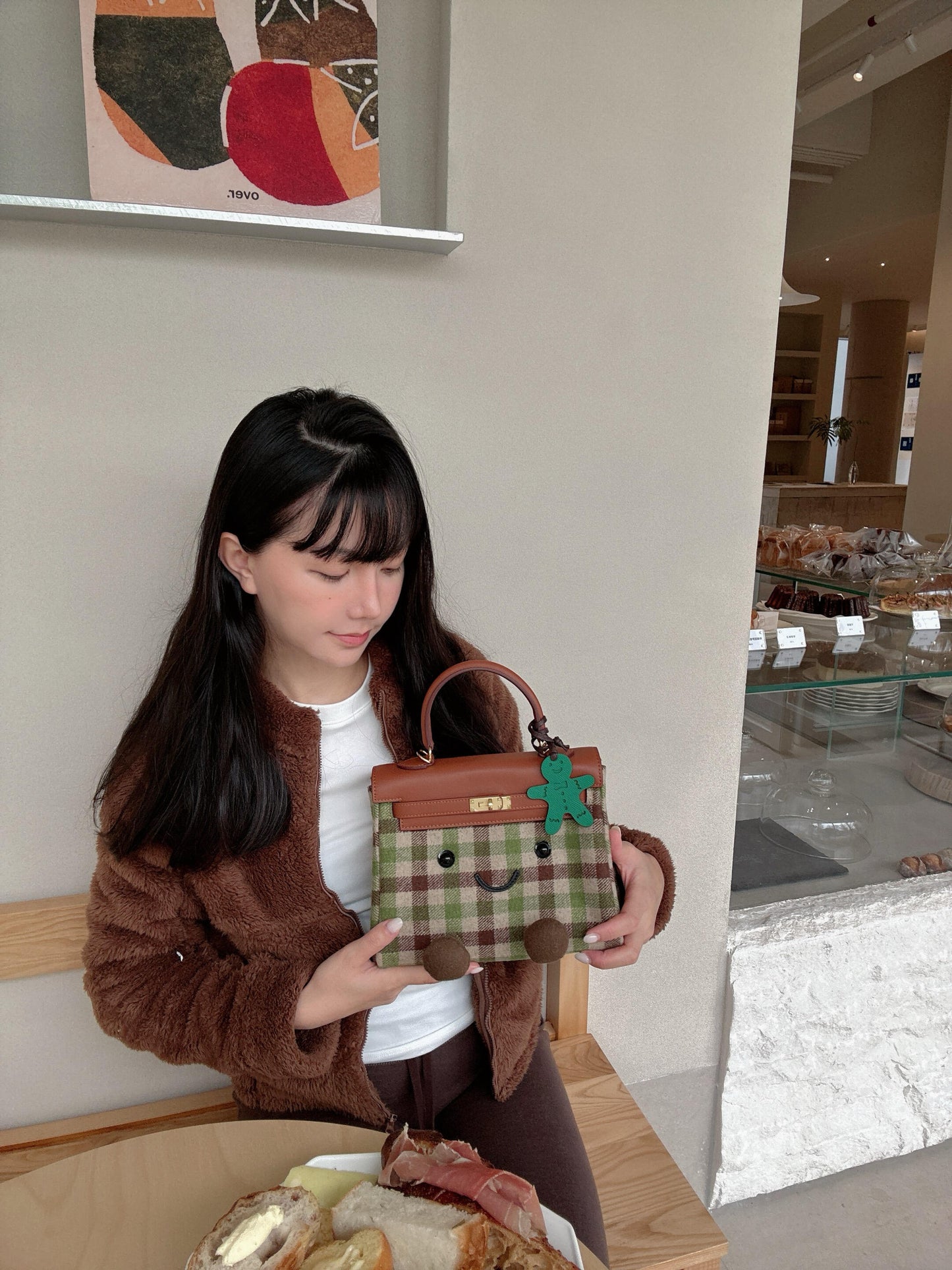Classic Olive Grove Fluff Clarette Bag