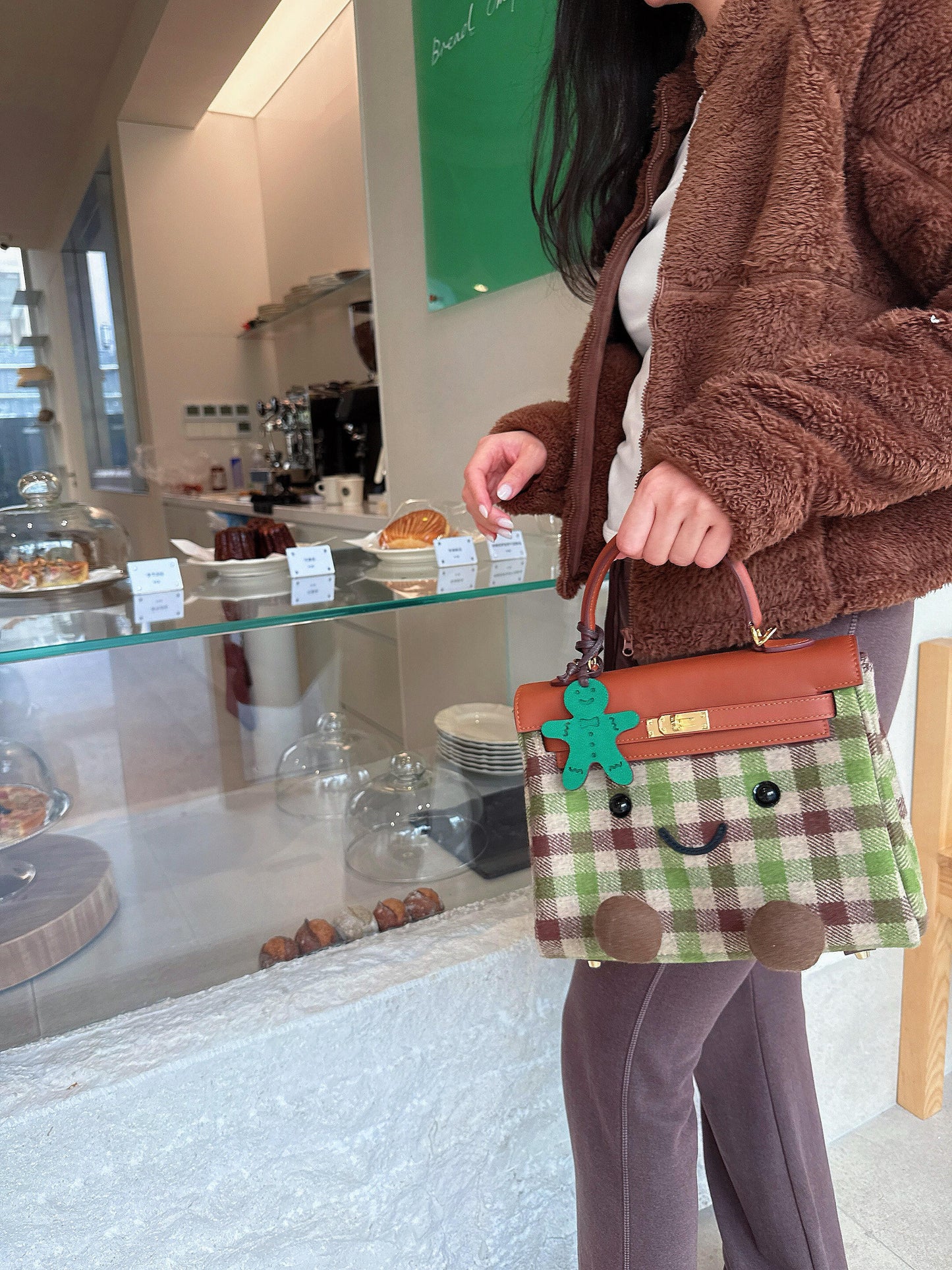 Classic Olive Grove Fluff Clarette Bag