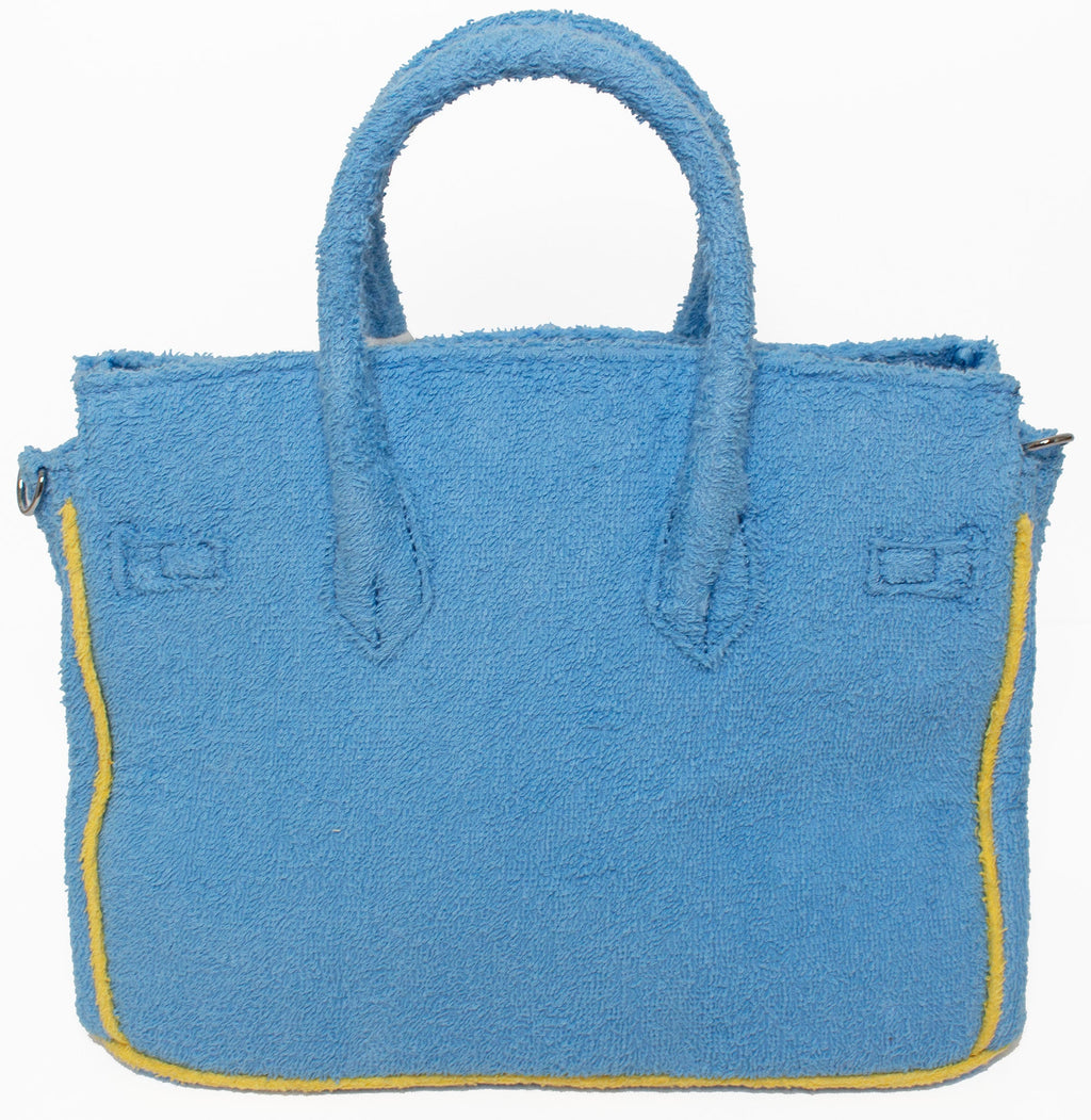 Seaside Terrycloth Tote - SKY BLUE