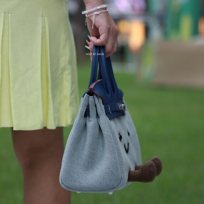 Classic Denim Blue Fluff BK Bag