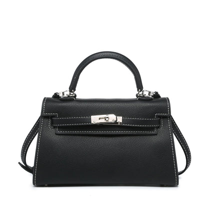 FORPEXIAL Women Mini Leather Satchel Bags Shoulder Purses Top Handle Handbags Ladies Designer Purses