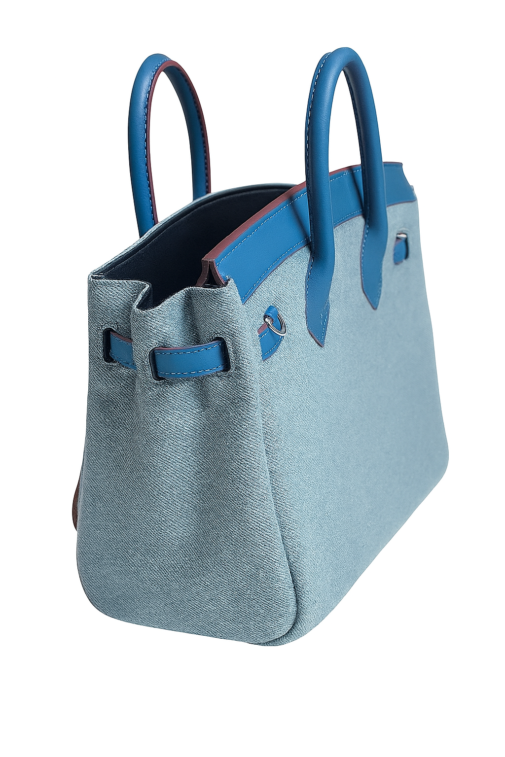 Classic Denim Blue Fluff BK Bag