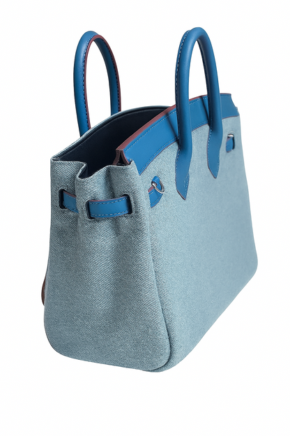Classic Denim Blue Fluff BK Bag