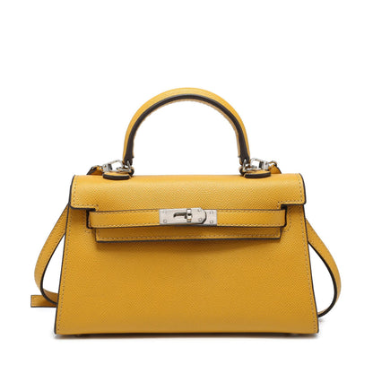 FORPEXIAL Women Mini Leather Satchel Bags Shoulder Purses Top Handle Handbags Ladies Designer Purses