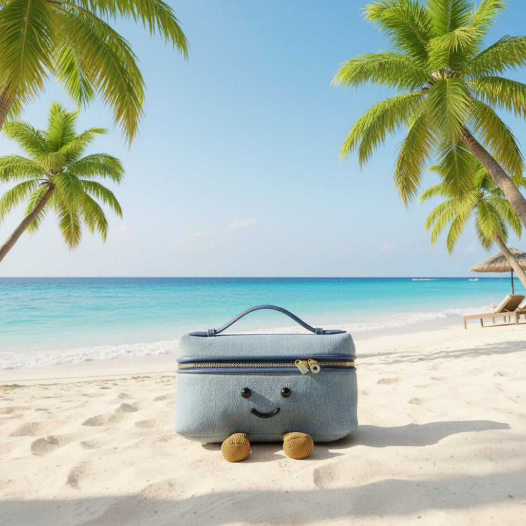 The "Jellykin" Sun-Washed Denim Vanity Crossbody