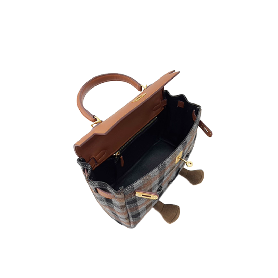 Classic Slate Fluff Clarette Bag