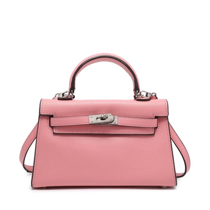 FORPEXIAL Women Mini Leather Satchel Bags Shoulder Purses Top Handle Handbags Ladies Designer Purses