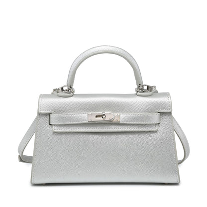 FORPEXIAL Women Mini Leather Satchel Bags Shoulder Purses Top Handle Handbags Ladies Designer Purses