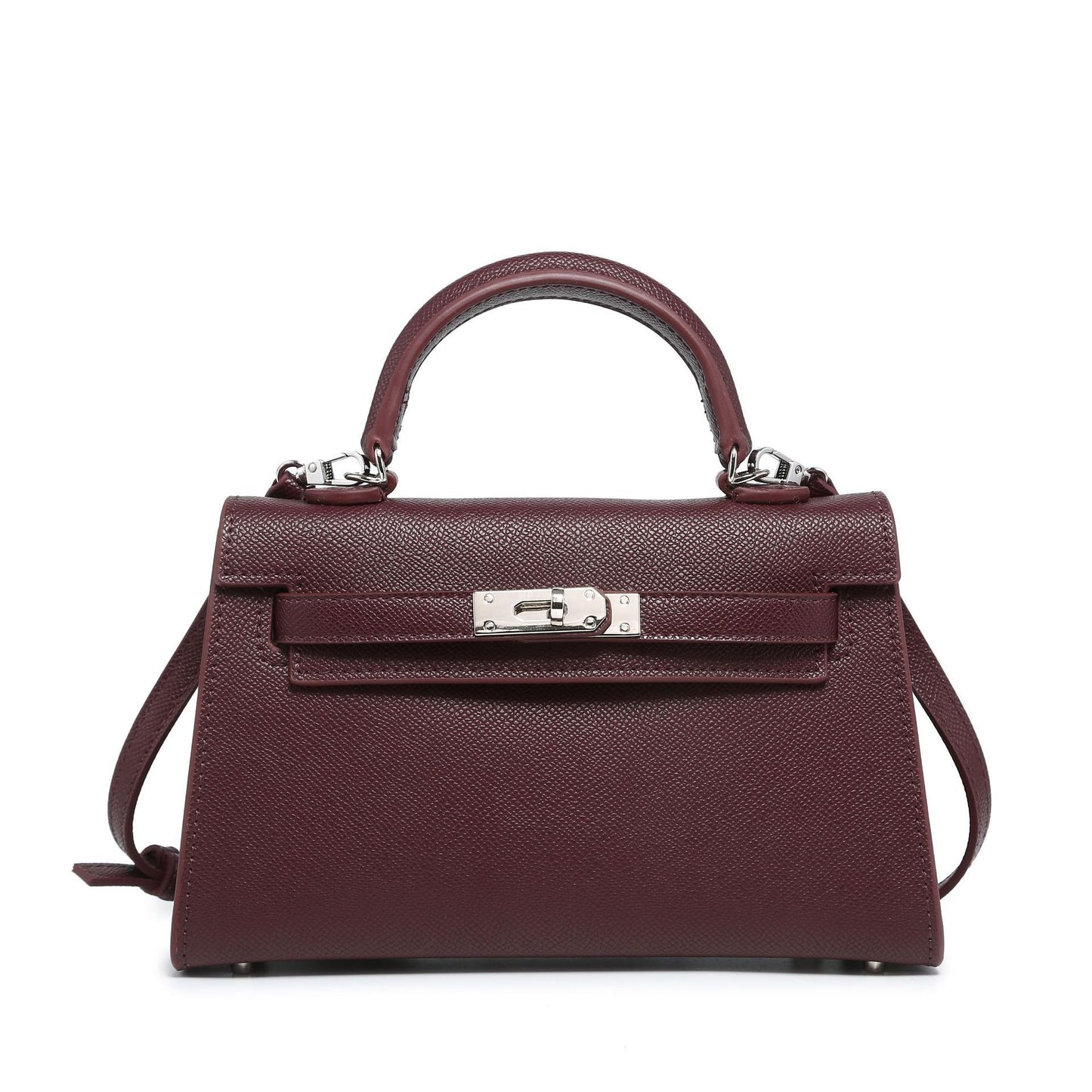 FORPEXIAL Women Mini Leather Satchel Bags Shoulder Purses Top Handle Handbags Ladies Designer Purses