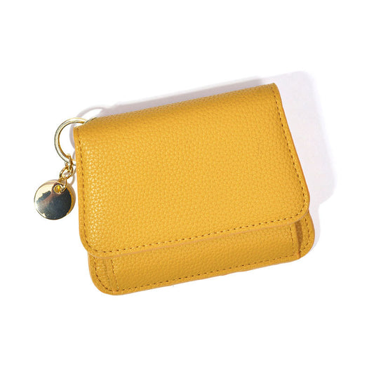 Small Candy Wallet for Women Yellow