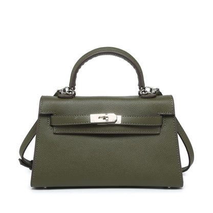 FORPEXIAL Women Mini Leather Satchel Bags Shoulder Purses Top Handle Handbags Ladies Designer Purses