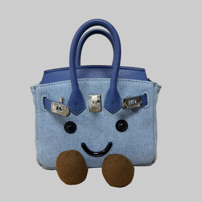 Classic Denim Blue Fluff BK Bag