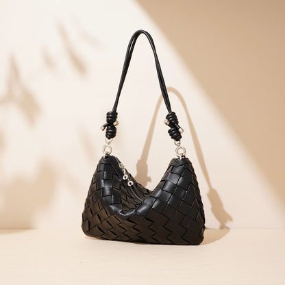 New Premium Mobile Phone Bag Drawstring Mini Small Bag Handwoven Bag Women's Underarm Dumpling Bag