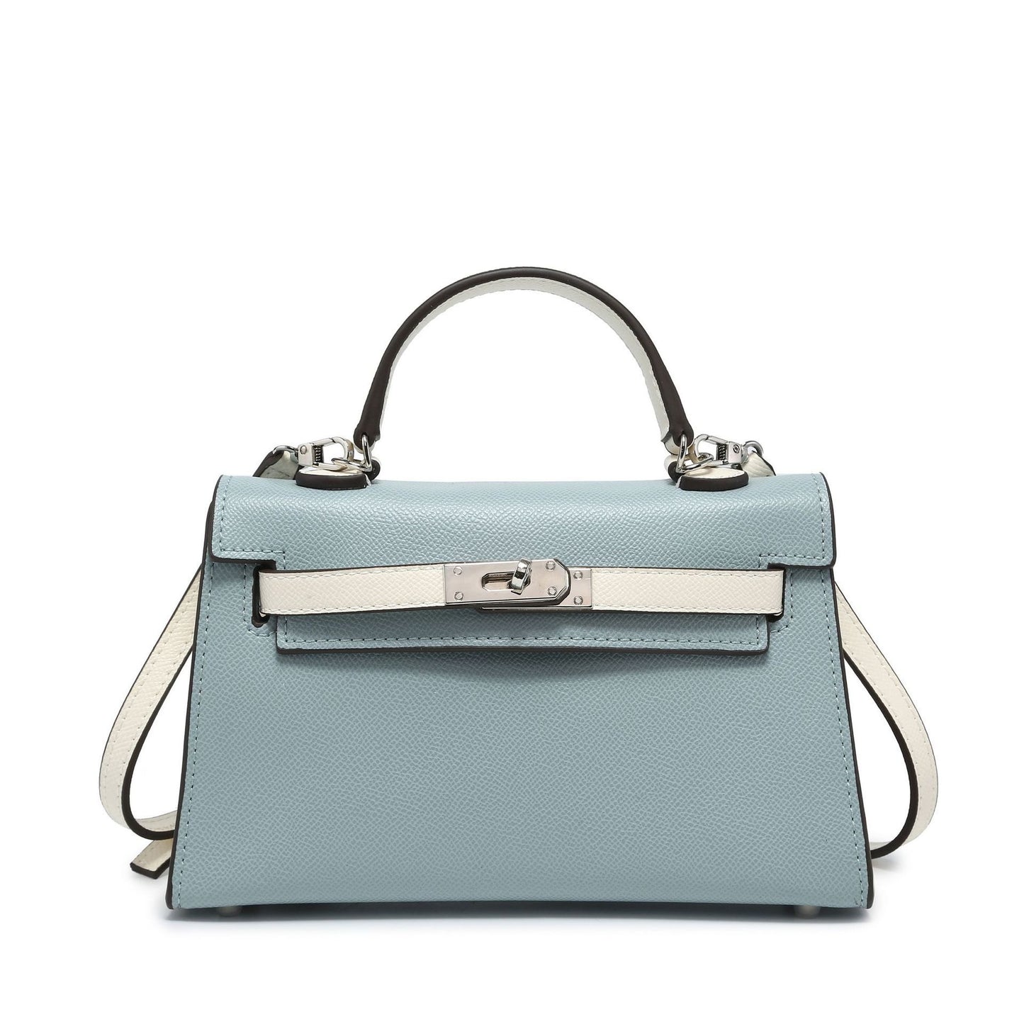 FORPEXIAL Women Mini Leather Satchel Bags Shoulder Purses Top Handle Handbags Ladies Designer Purses