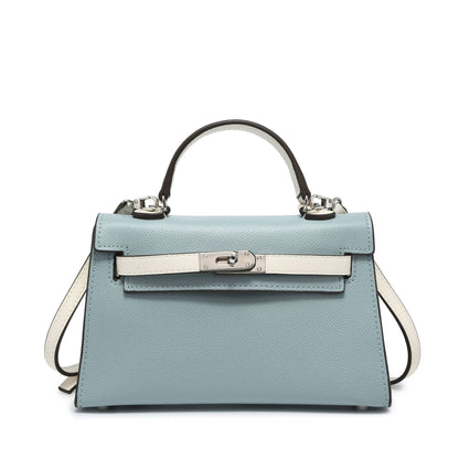 FORPEXIAL Women Mini Leather Satchel Bags Shoulder Purses Top Handle Handbags Ladies Designer Purses