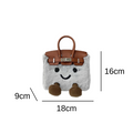 Misty Cloud Fluffy Meadow Teddy Fur Tote (Classic Silhouette)