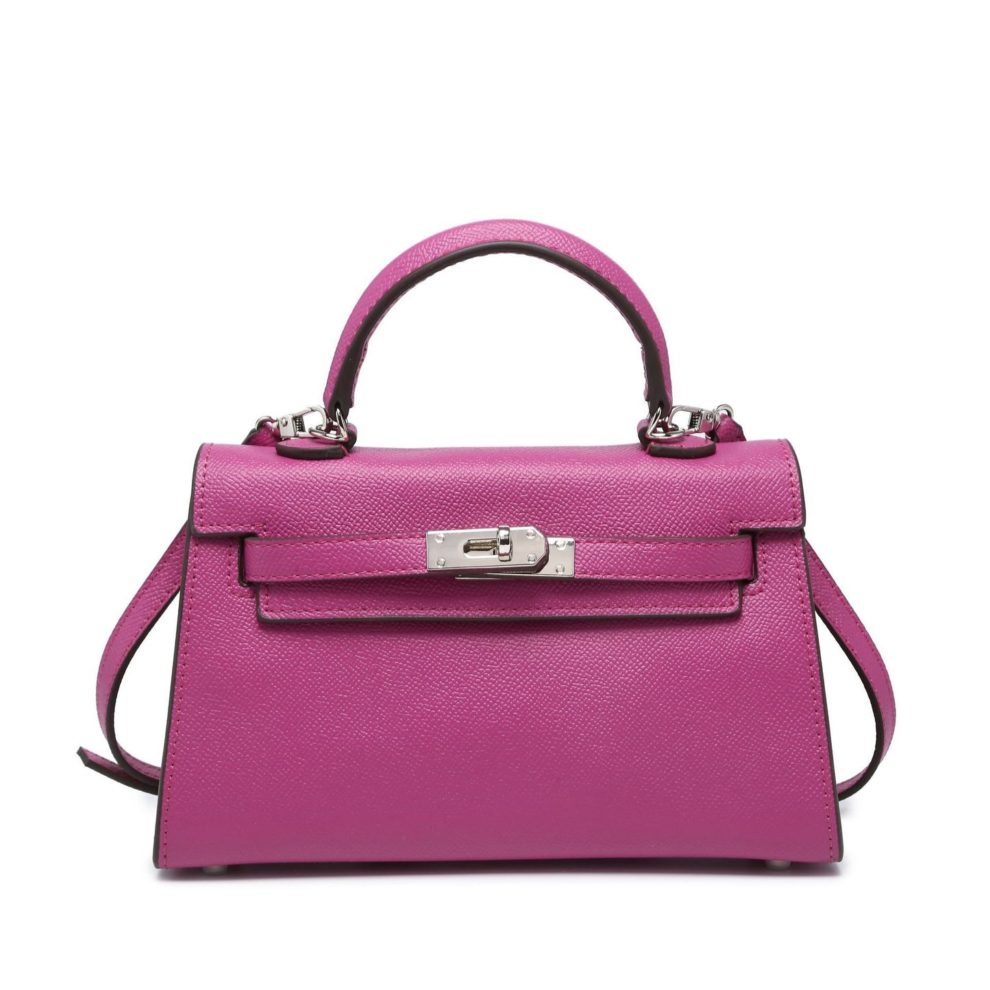FORPEXIAL Women Mini Leather Satchel Bags Shoulder Purses Top Handle Handbags Ladies Designer Purses