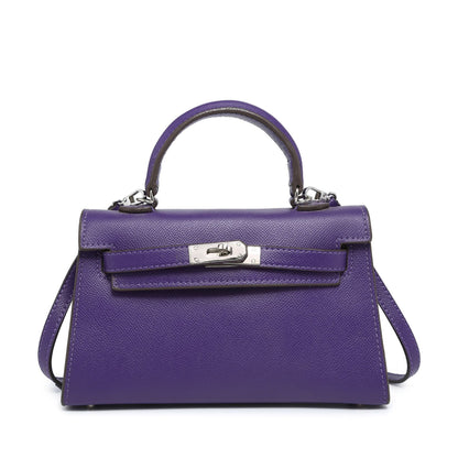 FORPEXIAL Women Mini Leather Satchel Bags Shoulder Purses Top Handle Handbags Ladies Designer Purses