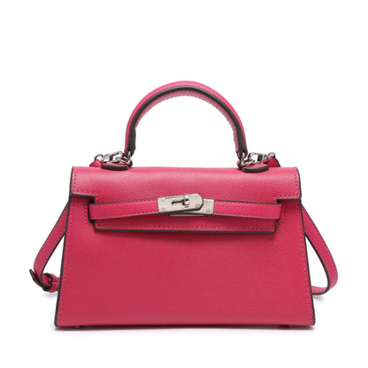 FORPEXIAL Women Mini Leather Satchel Bags Shoulder Purses Top Handle Handbags Ladies Designer Purses
