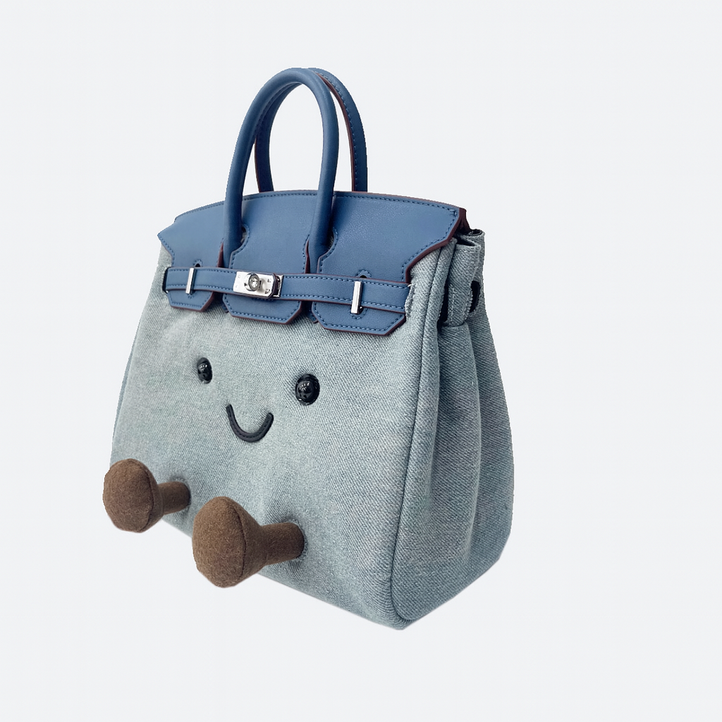 Classic Denim Blue Fluff BK Bag