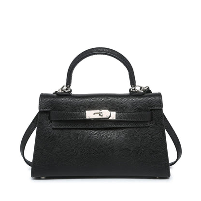 FORPEXIAL Women Mini Leather Satchel Bags Shoulder Purses Top Handle Handbags Ladies Designer Purses