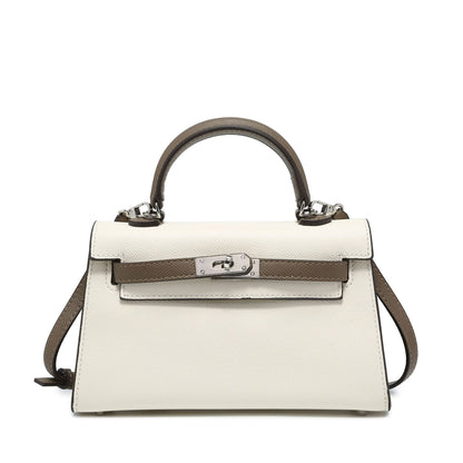 FORPEXIAL Women Mini Leather Satchel Bags Shoulder Purses Top Handle Handbags Ladies Designer Purses