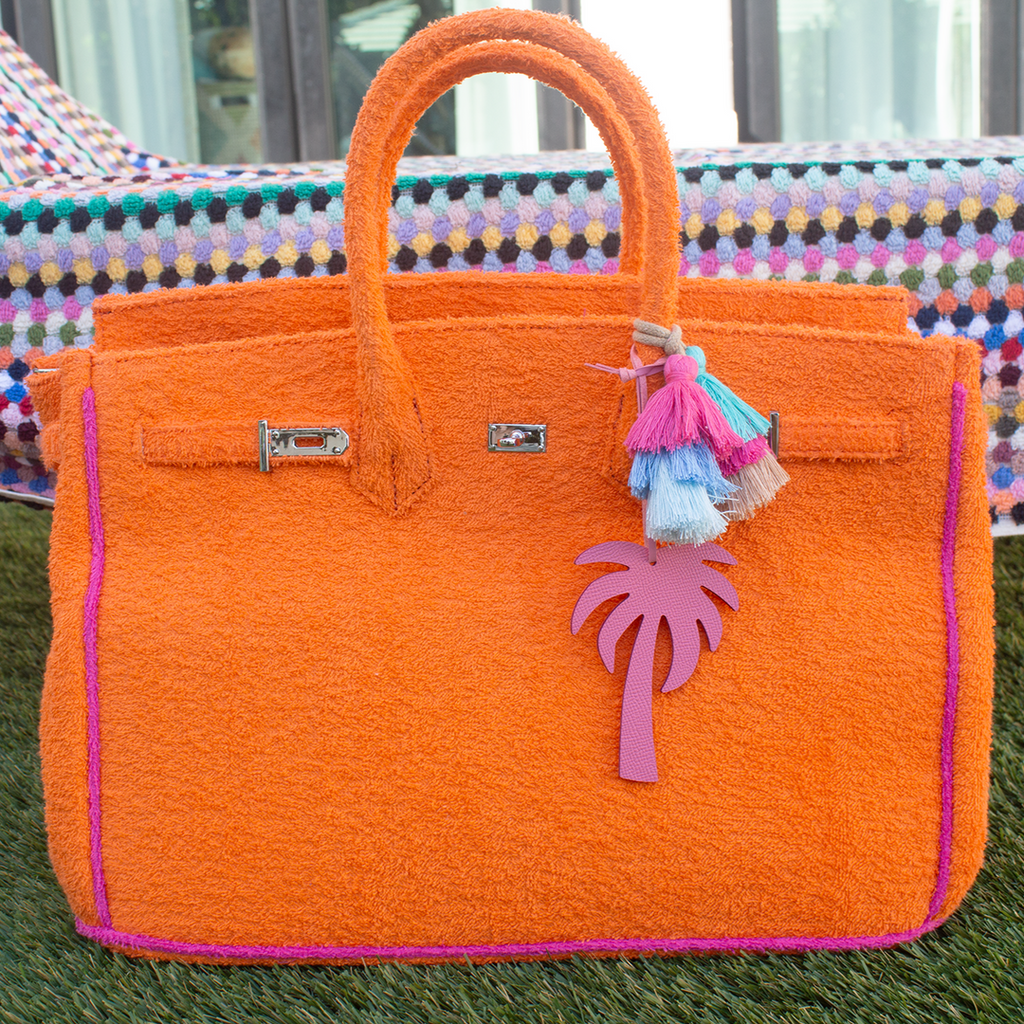 Seaside Terrycloth Tote - ORANGE PEEL