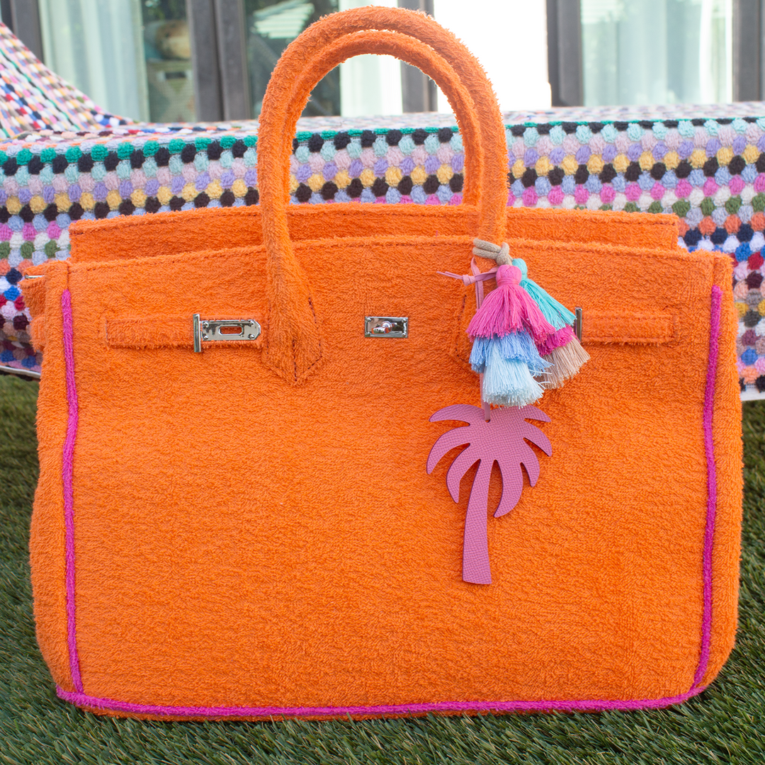 Seaside Terrycloth Tote - ORANGE PEEL