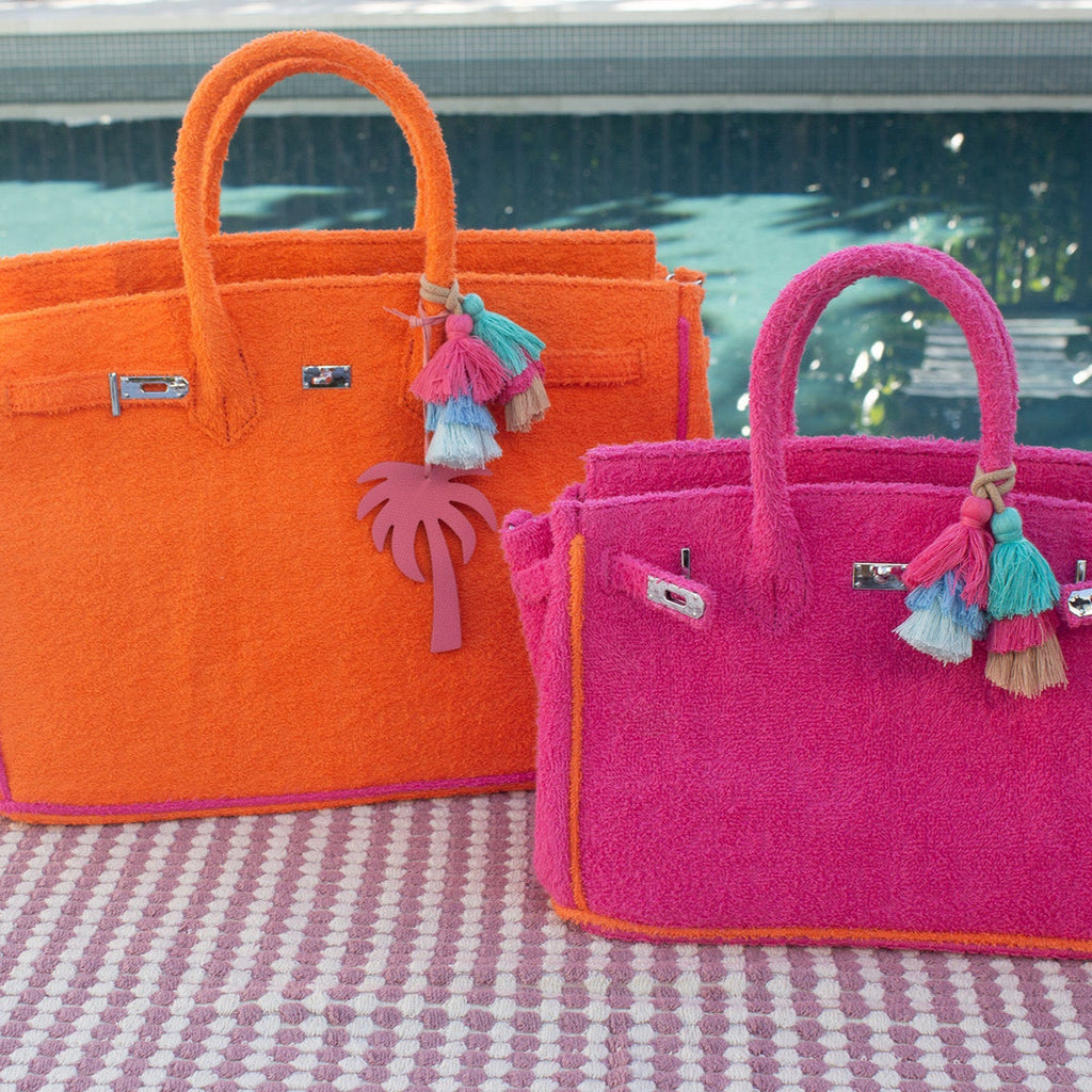 Seaside Terrycloth Tote - ORANGE PEEL