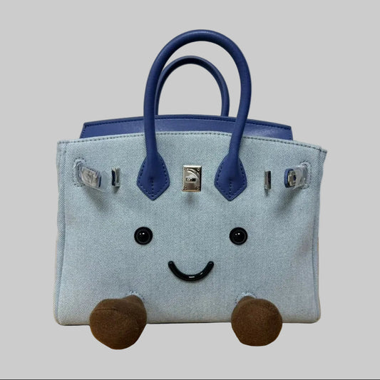 Classic Denim Blue Fluff BK Bag
