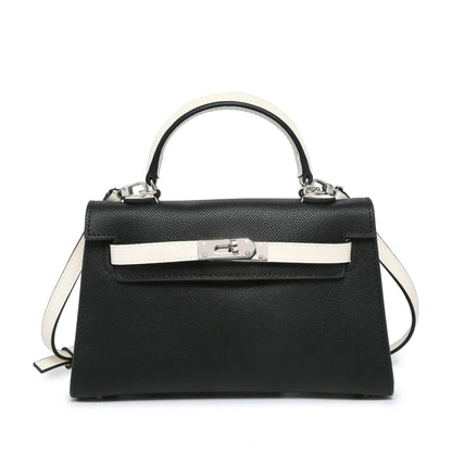 FORPEXIAL Women Mini Leather Satchel Bags Shoulder Purses Top Handle Handbags Ladies Designer Purses