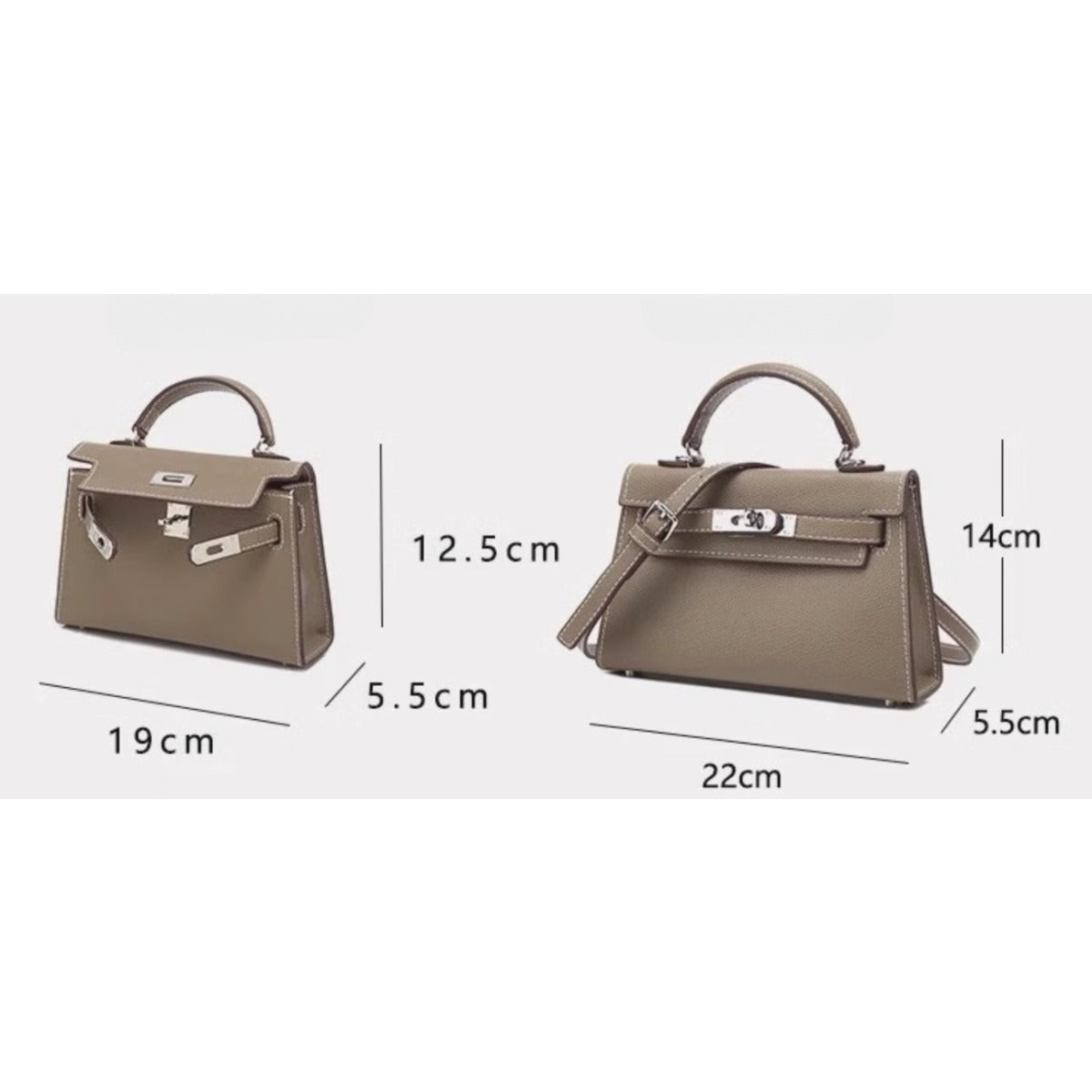 Mini shoulder bag-khaki