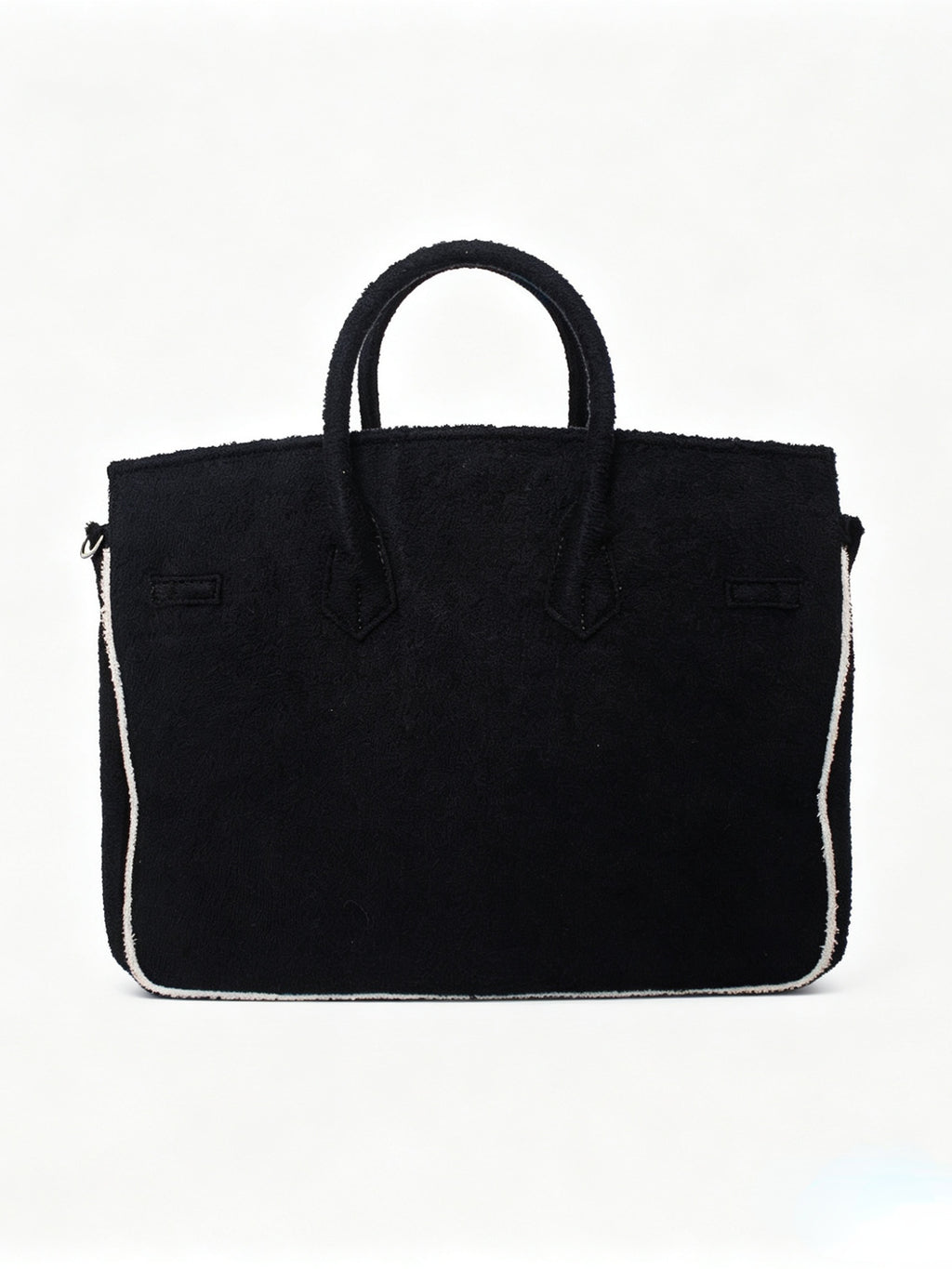 Seaside Terrycloth Tote - Black