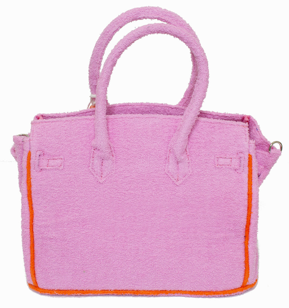 Seaside Terrycloth Tote - BUBBLEGUM